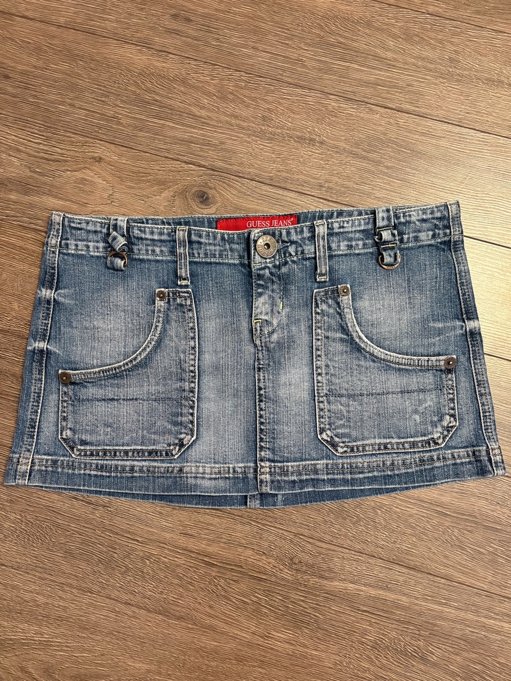 Vintage Guess Mini Denim Skirt
